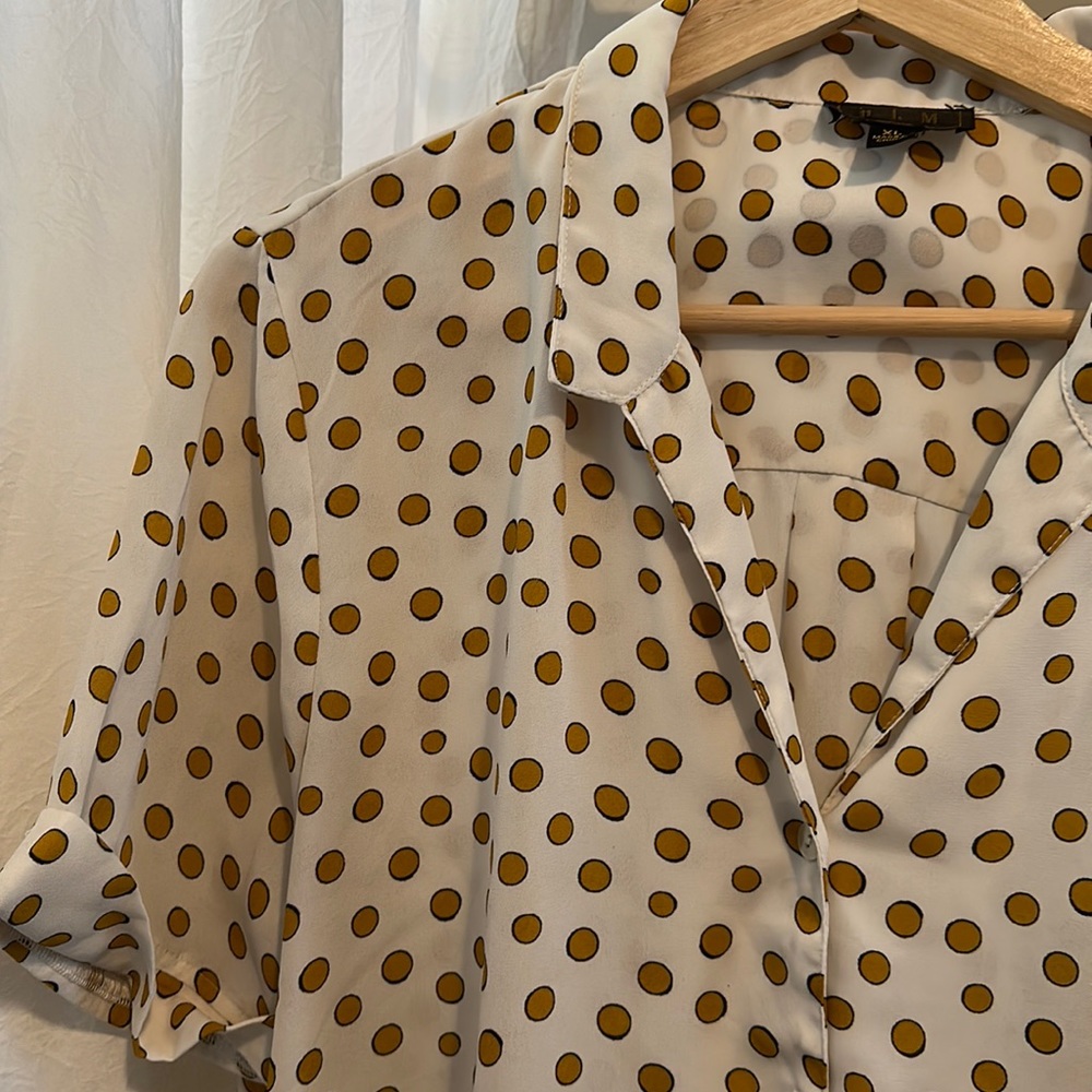 Polka dot blouse